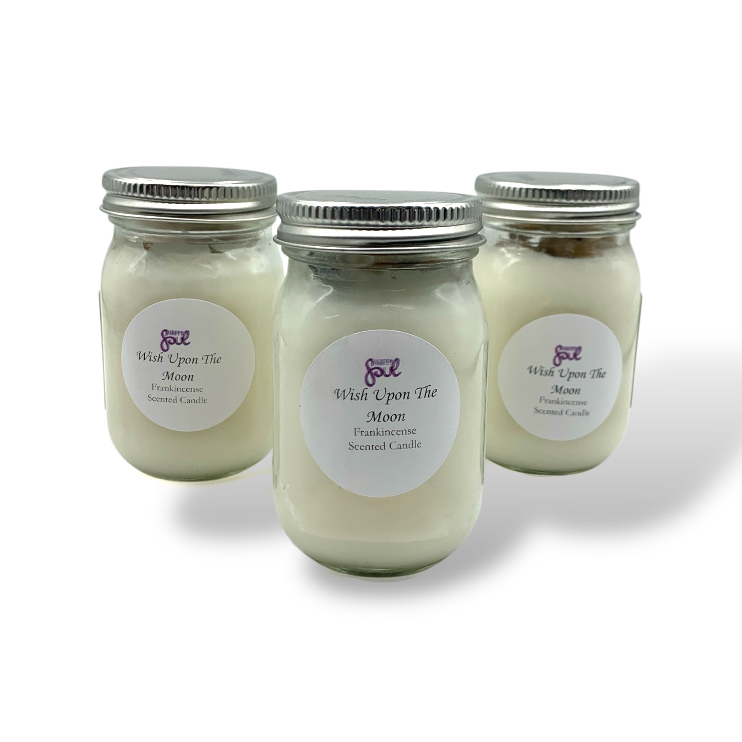 Candle - Wish Upon The Moon -  Frankincense Scented - Soy Candle